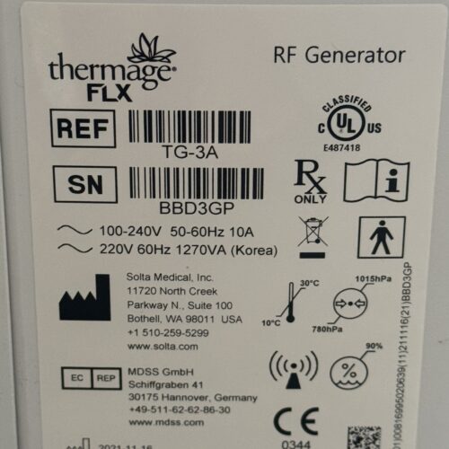 solta solta thermage flx rf generator