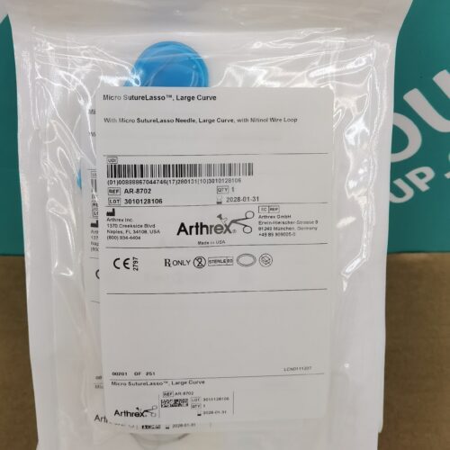 ar 8702 arthrex micro suturelasso large curve