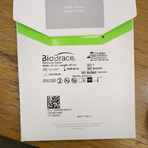 bb40*60 conmed biobrace reinforced implant 40mm x 60mm