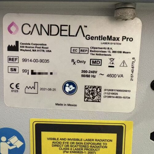 2021 candela gentlemax pro laser