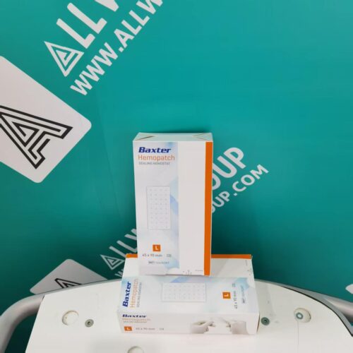 ready‑to‑use room‑temperature storable absorbable collagen hemostatic sealing patch. constructed from bovine‑derived collagen matrix coated with nhs‑peg. when contacting blood and body fluids, it forms adhesive hydrogel to deliver fast hemostasis and tissue sealing performance. suitable for open surgery and minimally‑invasive procedures, controls mild‑to‑moderate bleeding and tissue leakage. flexible and conformable, can be cut to custom shape. fully bio‑absorbable within 6‑8 weeks post‑application. rt version requires no refrigeration for convenient or inventory management. blue dot marking identifies non‑active side for correct placement. apply with dry gauze under gentle uniform pressure for 2 min, leave patch in‑situ after hemostasis achieved. widely applied in general surgery, hepatobiliary, urology, neurosurgery, orthopedic and thoracic operations.