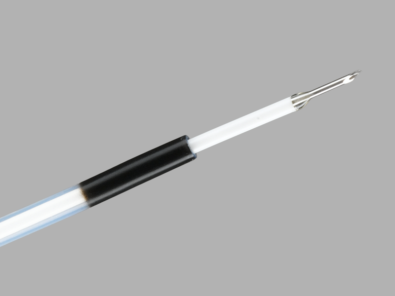 Single-use disposable instrument in its sterile packaging
